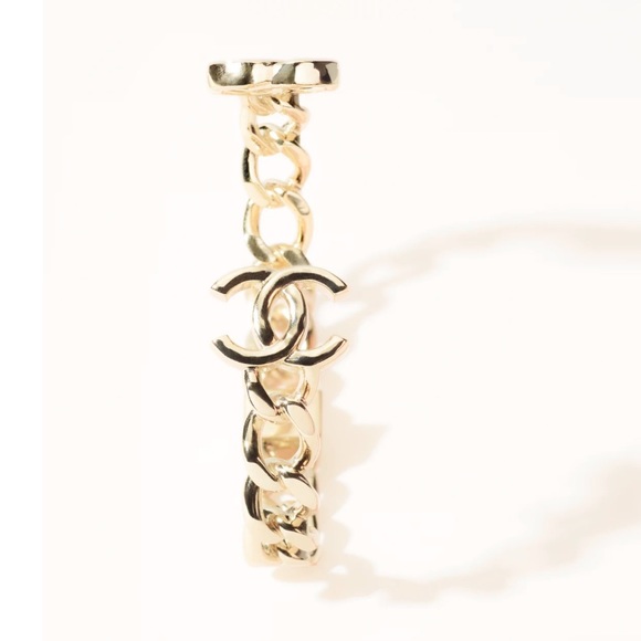 ❌SOLD❌Authentic Chanel Gold Cuff - Picture 10 of 12